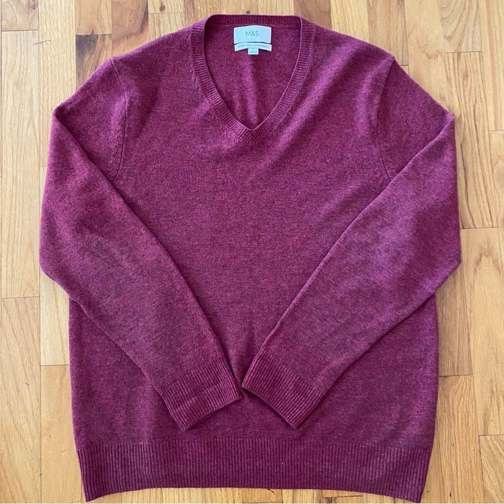 M&S Extra Fine Lambswool Sweater